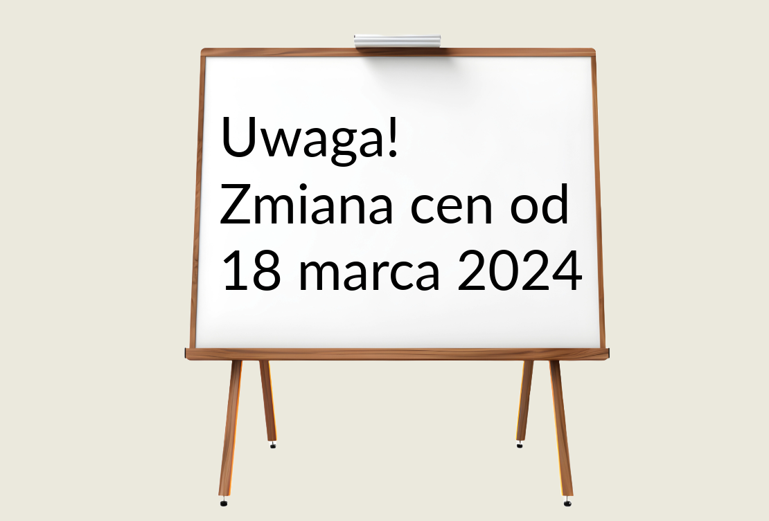 Zmiana cen katalogowych Marzec 2024