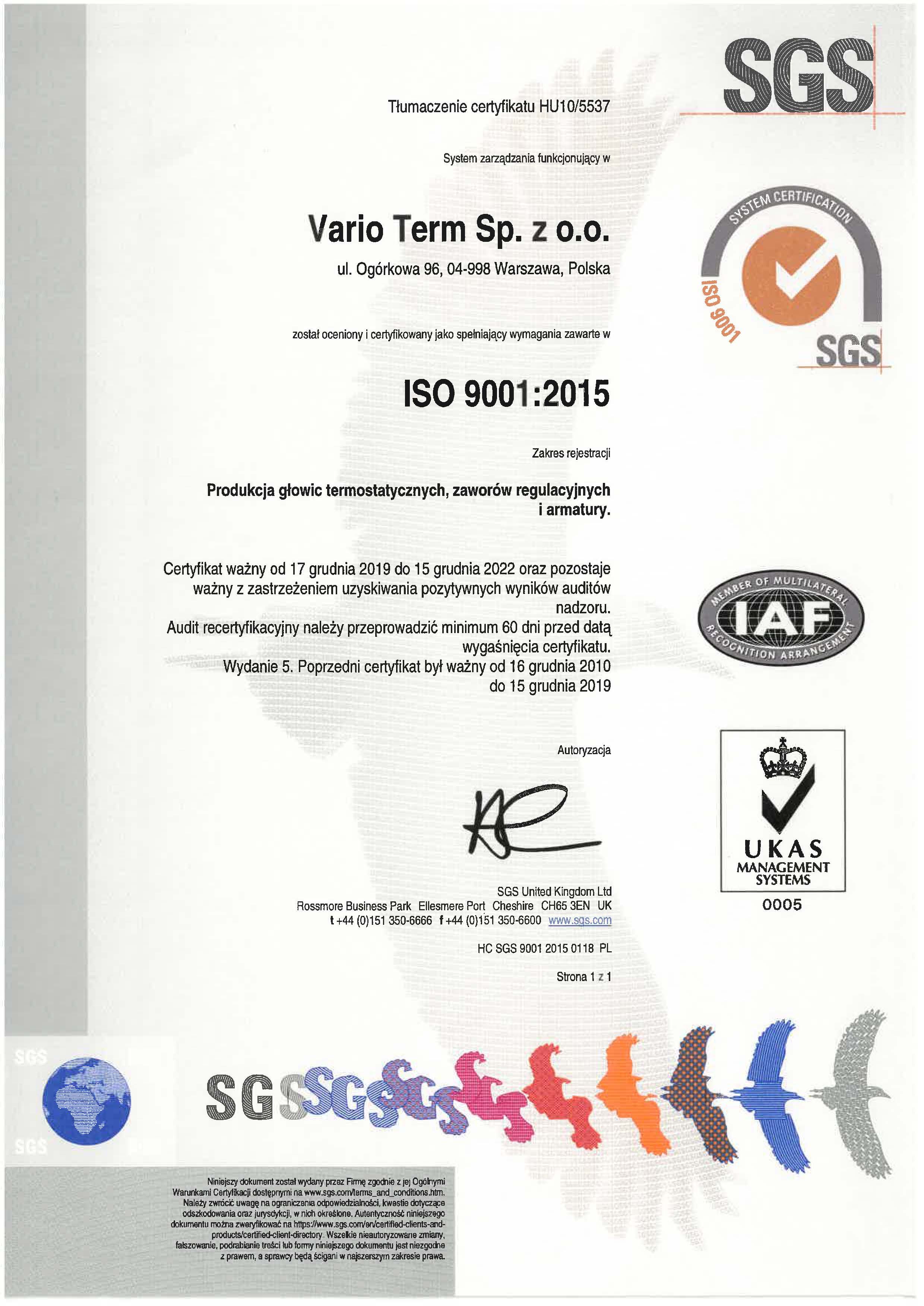 varioterm cert1